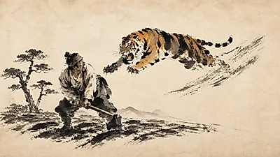 HD Time Traveler: The White Tiger that Killed 400... Focusing on the Chakho Gapsa