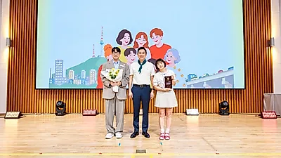 Hwang Young-jin and Kim Da Som couple win '23rd Seoul Gender Equality Award'... First comedians to receive it