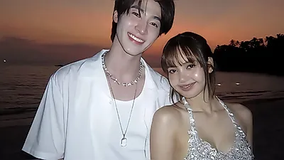 BLACKPINK's LISA spotted linking arms with actor Blue Pongtiwat in London, UK... Dating rumors reignited