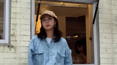 Hwang Jung-eum reveals photos taken by her son... model-like atmosphere
