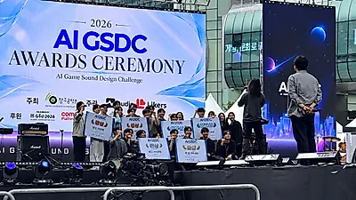 AI Game Sound Competition at Seongnam Pangyo GXG 2026: Gold Prize Awarded to Team OVERTAKE with 3 Million Won Cash