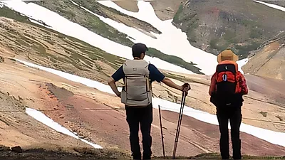 Kim Dong-wan sends cheering message from Komakusa Plain after completing Daisetsuzan traverse