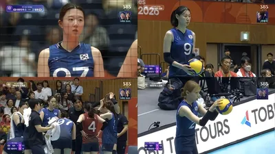 SBS，游泳 Kim Young-beom 創紀錄奪金、女排韓日戰，收視率皆奪第一