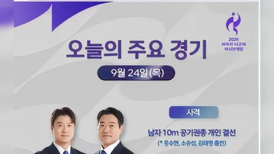 [Aichi-Nagoya 2026 Asian Games] MBC Day 5: A Complete Guide to Medal Challenges by Park Sang-young…