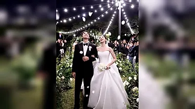 キム・ソリとソン・ジホが結婚、挙式写真をSNSで公開