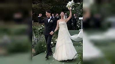 EJAE and Sam Kim marry in Seoul at grandfather's former home