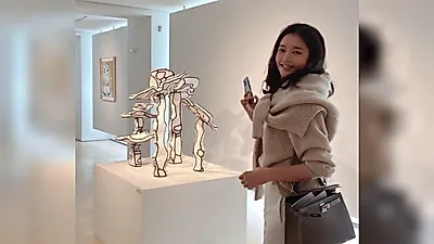 Kim Hee-young and Chey Tae-won attend The Korea Society event in New York