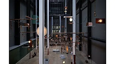 Tarek Atoui's Sound Exhibition at Tate Modern's Turbine Hall until next April 11